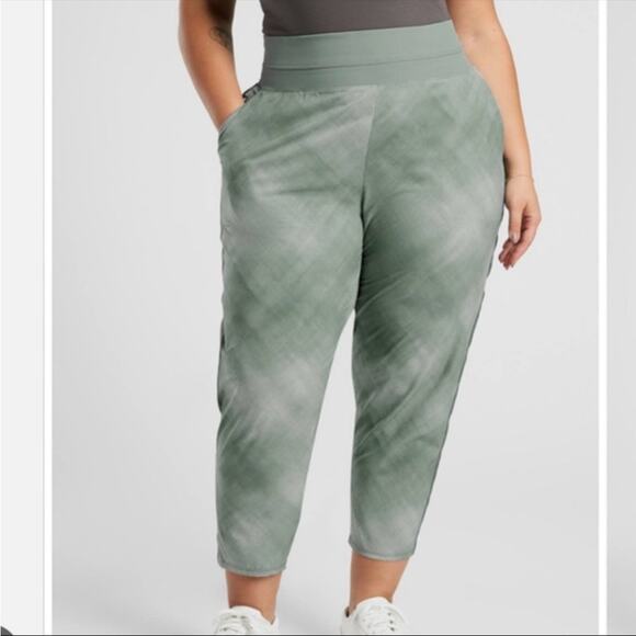 NWT Athleta Nolita slim tapered printed cropped pants, 18 - Picture 2 of 14